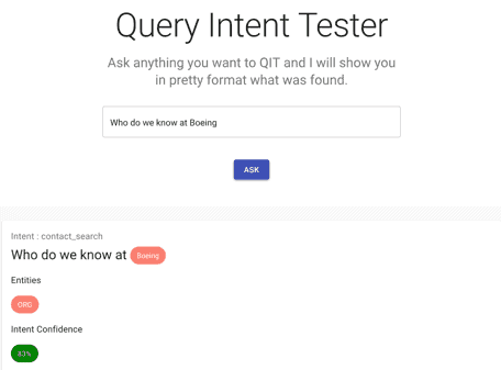 Query Intent Tester